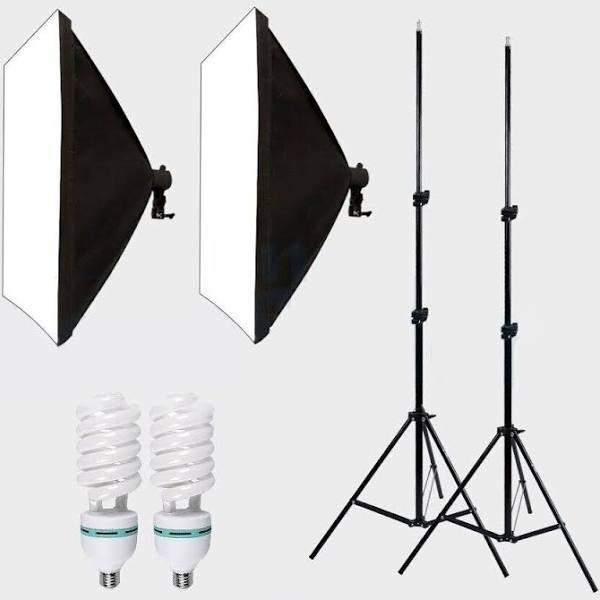 Photography Softbox Continuous Lighting Light Stand Studio Kit