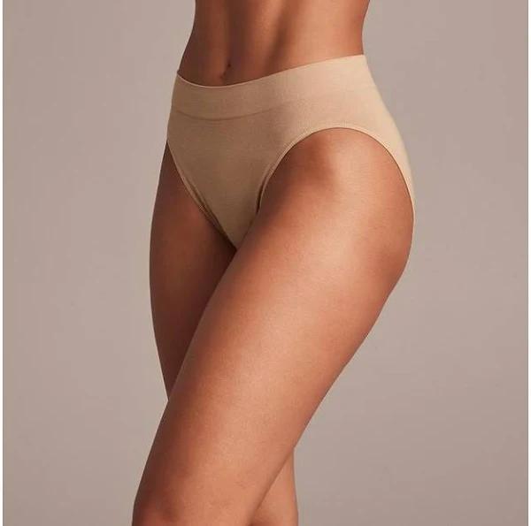 2 Pack Seamfree High Cut Briefs | Brown | Size 12 by Target Woman