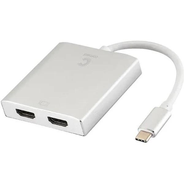 Comsol USB-C to Dual HDMI 4K Adapter For Windows Laptops Desktops Tablets and Smartphones