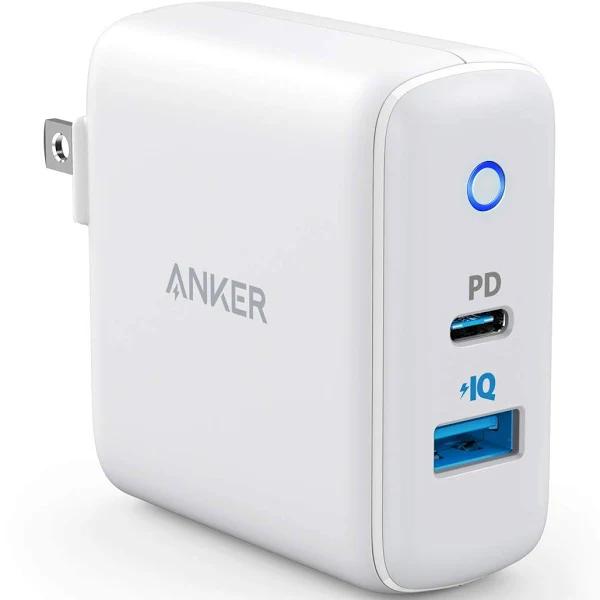 Anker USB C Charger, 30W 2 Port Fast Charger with 18W USB C Power