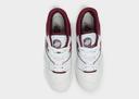 New Balance White & Burgundy 550 Sneakers