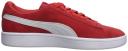 Smash V2 Suede Jr Sneakers - Youth 8-16 Years in High Risk Red/White, Size 5 by Puma