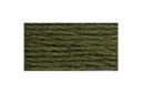 DMC Pearl Cotton Skein Size 5 27.3yd Very Dark Avocado Green