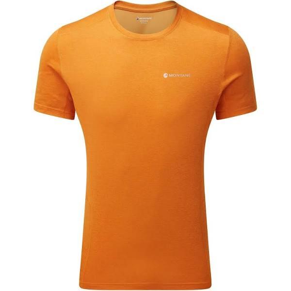 Montane Dart T-Shirt Mens | Trail Running and Hiking Base Layer | NZ Flame Orange / XXLarge