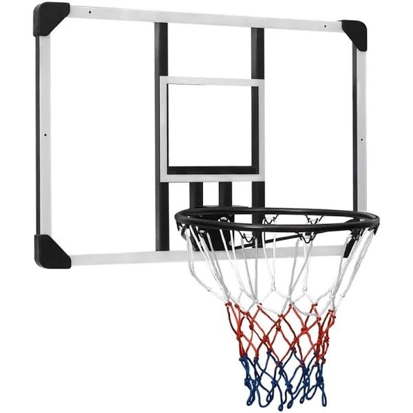 Basketball Backboard Transparent 90x60x2.5 cm Polycarbonate vidaXL