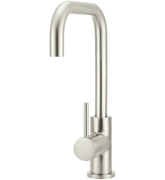 Meir Round Kitchen Mixer Tap - PVD Brushed Nickel