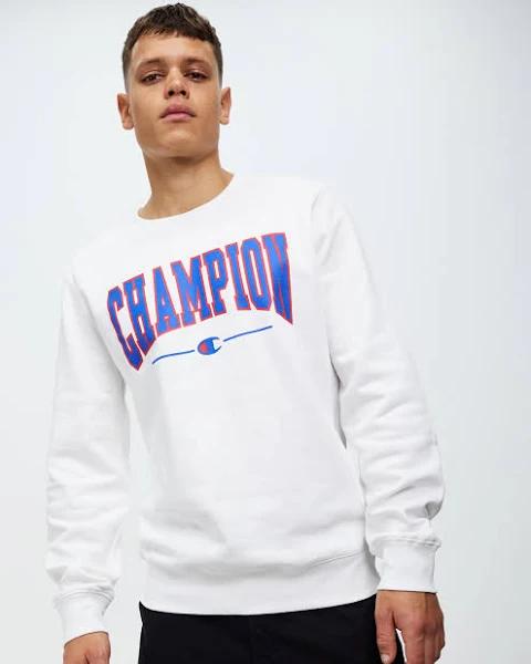 Champion SPS Graphic Print Crew - White