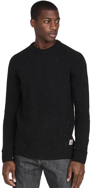 Carhartt WIP Anglistic Sweater Black Heather S