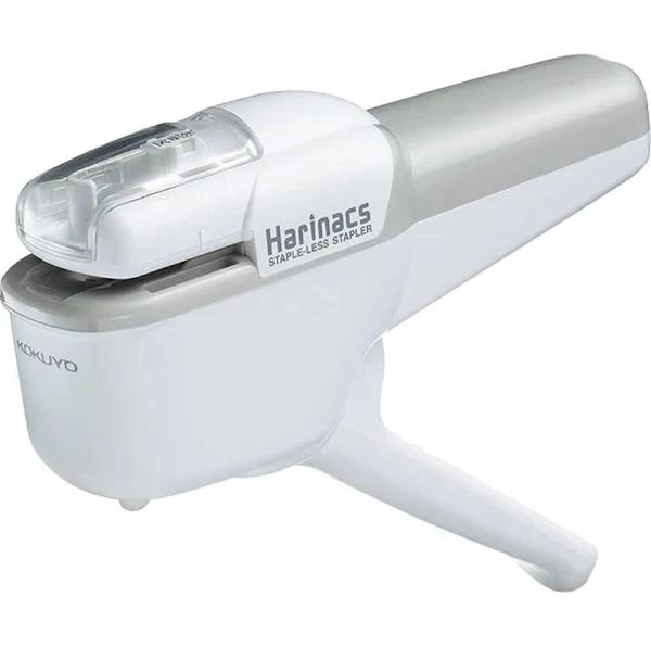 KOKUYO Harinacs Stapleless Stapler - Handy 10 Sheets - White