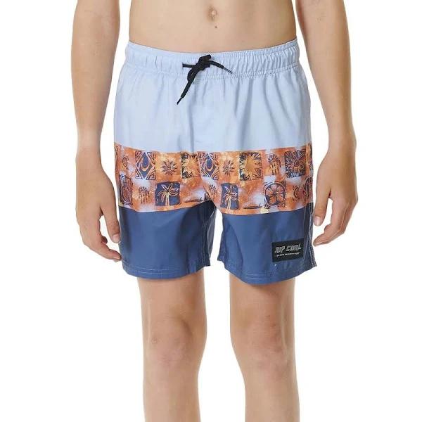 Rip Curl Pure Surf Block Volley Swimming Shorts Blue 12 Years Boy