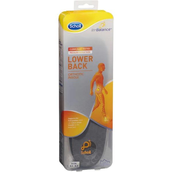 Scholl In-Balance Lower Back Orthotic Insole Small