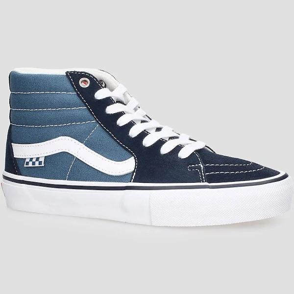 Vans Skate Sk8-Hi Shoes 7 Navy/White