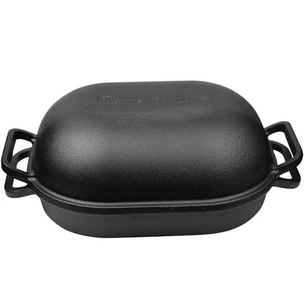 Brunswick Bakers Pre-Seasoned Cast Iron Bread Baking Pan - 39x26cm