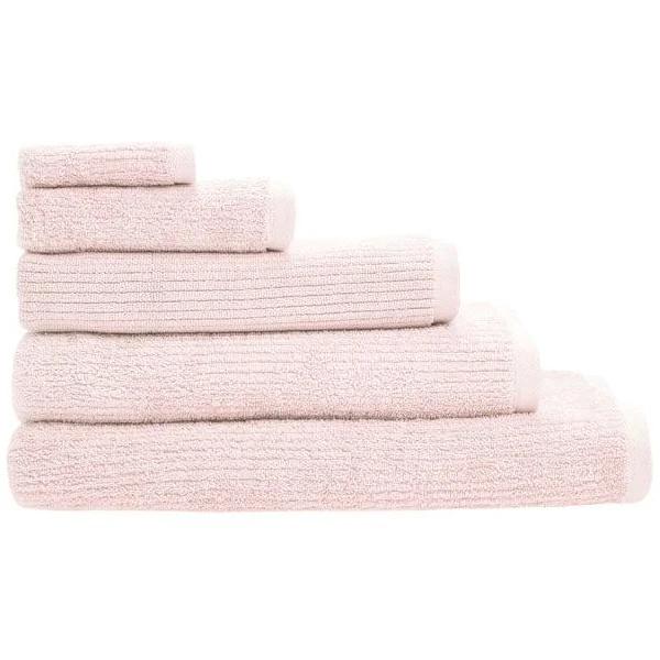 Linen House Lifestyle Reed 550GSM Cotton Bath Towel Pink