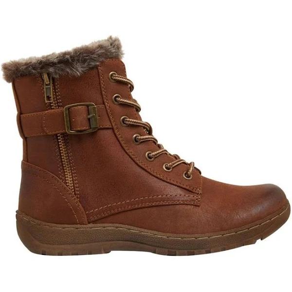 Easy Steps Elf Brown Micro Boots Brown 36