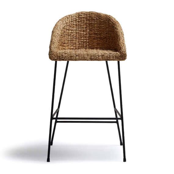 Delfina Counter Stool Natural/Black by Freedom