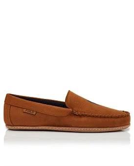 David Jones Polo Ralph Lauren Collins Slipper in Snuff, Size 12 US