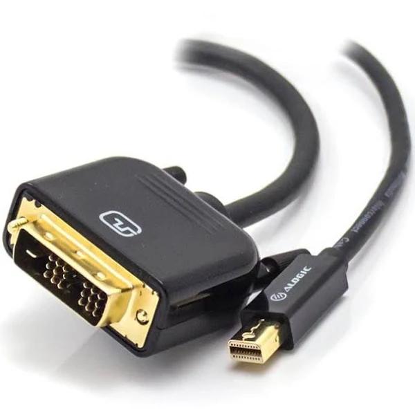 Alogic 1m Mini DisplayPort to DVI D Cable Male to Male