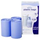 Ubbi 3 Pack Plastic Bags