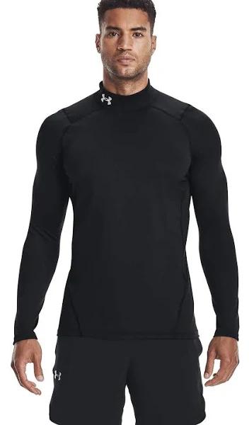 Under Armour Mens ColdGear Armour Fitted Mock - Black - 3XL