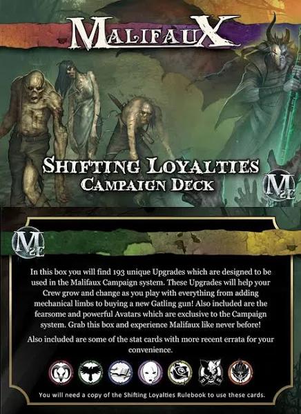 Malifaux: Shifting Loyalties Campaign Deck