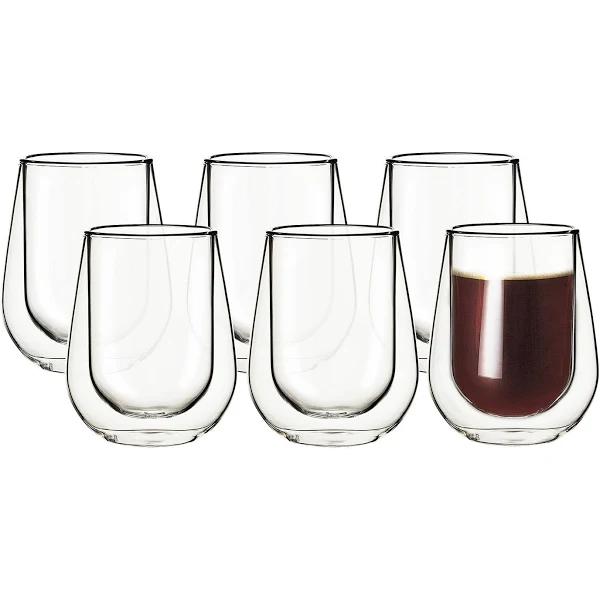 Salisbury & Co Duo Double Wall Glass 250ml Set of 6