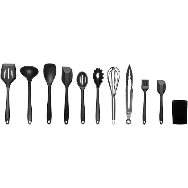 11pcs Kitchen Utensil Set Silicone Heat Resistant Non Stick Kitchen Utensils Kit