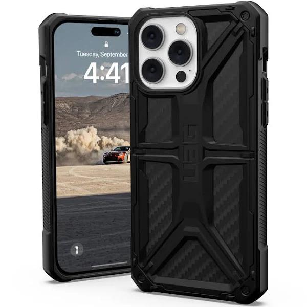 UAG iPhone 14 Pro Max Case Monarch Carbon Fiber