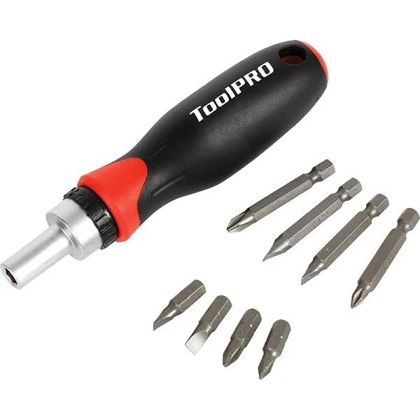 ToolPRO Screwdriver - Ratchet, 9 Piece