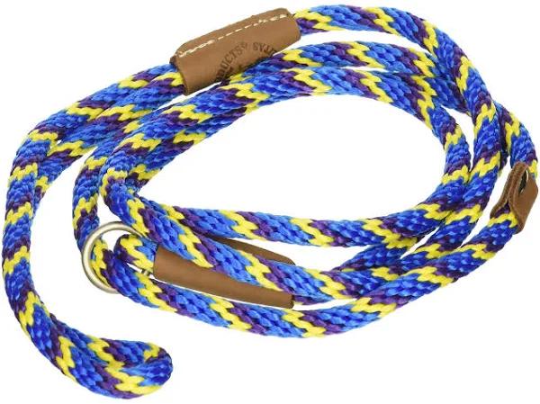 Mendota Slip Dog Lead 3/8" x 6ft - Assorted Colours Tricolour Sunset