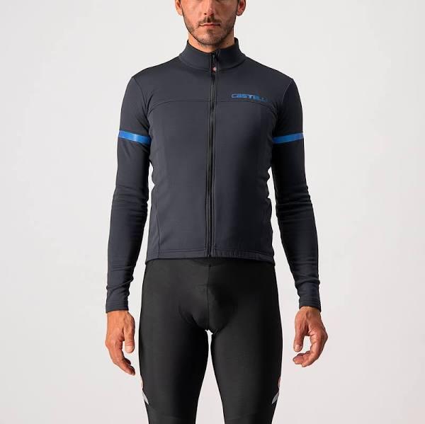 Castelli Fondo 2 Long Sleeve Cycling Jersey Black/Blue