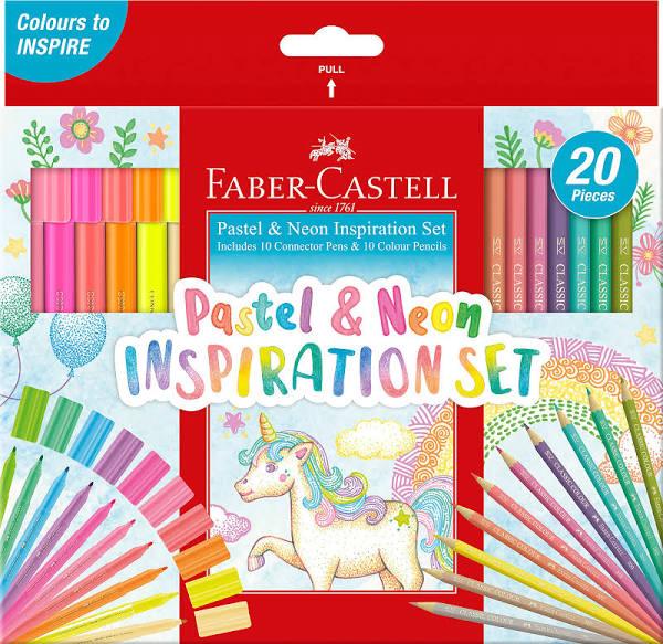 Faber-Castell Pastel & Neon Inspiration Set 20 Pack