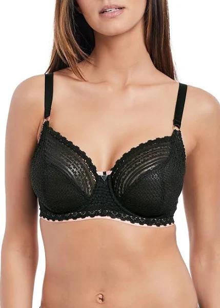 Freya Daisy Lace Balcony Bra Black / 32G