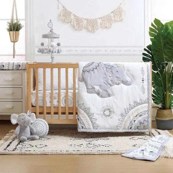 The Peanut Shell Boho Cot Set 5 Piece