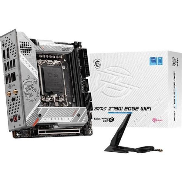 MSI MPG Z790I Edge Wifi DDR5 Intel LGA 1700 Wifi 6E ITX Motherboard