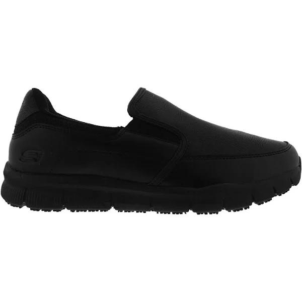 Skechers Work Nampa Groton Men's Slip On Shoes - 10m - Black