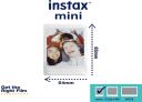 Fujifilm Instax Mini Film, Stripe (10 Pack)