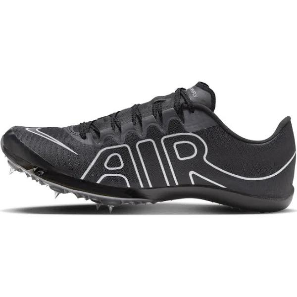 Mens Nike Air Zoom Maxfly More Uptempo/Black/White-Black/7.5