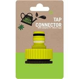 Green Gardener Garden Tap Connector 18-24mm Each