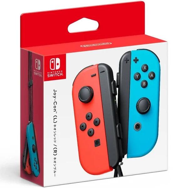 Nintendo Switch Joy-Con Controllers (Neon Red/ Neon Blue)