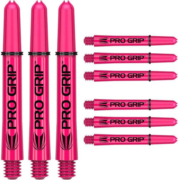 Target Pro Grip 3 Set Pink Darts Shafts