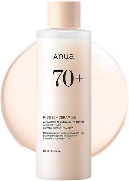 Anua Rice 70 Glow Milky Toner, 250 ml