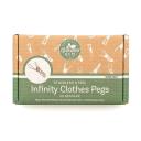 Rose Gold Stainless Steel Infinity Clothes Pegs 20 Pack