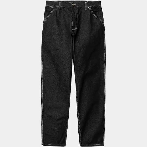 Carhartt WIP Mens Simple Pant - Black One Wash