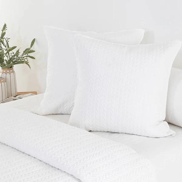 Essentials Camden White European Pillowcase White European European Pillowcase