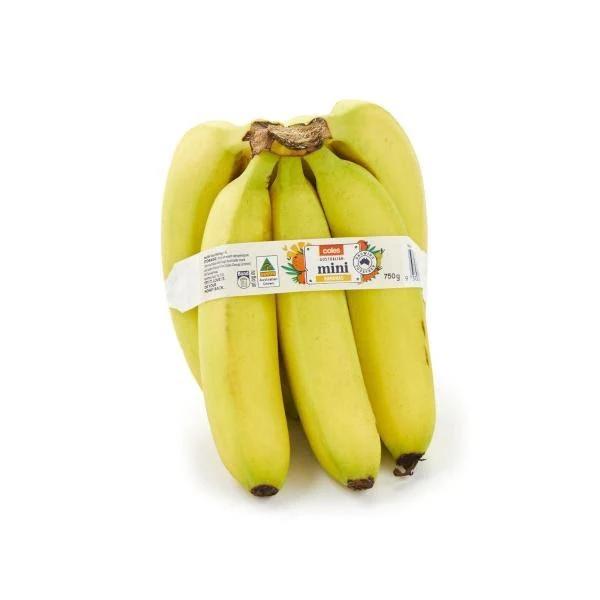 Coles Kids Pack Bananas 750g