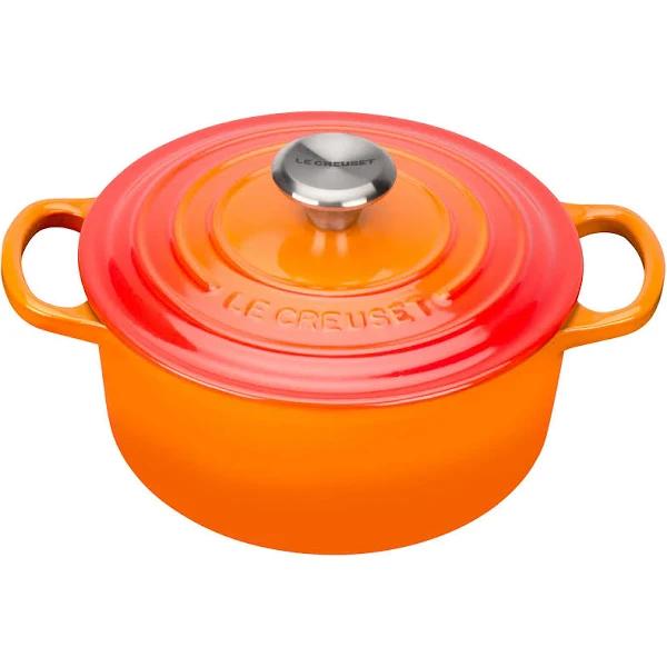 Le Creuset Signature Cast Iron Round Casserole, 20 cm, Volcanic