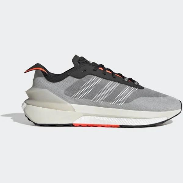 adidas-Avryn Shoes-Unisex-Core Black / Core Black / Solar Red-7