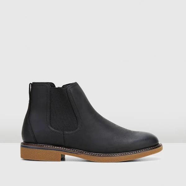 Hush Puppies Mens Minnesota Black Rub