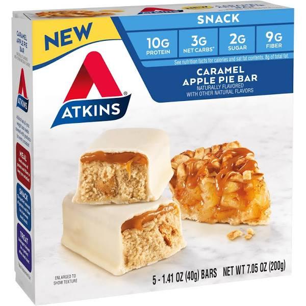 Atkins Snack Bar Caramel Apple Pie 5 Bars